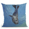 Sea Lion Dive Throw Pillow By David Stribbling
