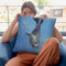 Sea Lion Dive Throw Pillow By David Stribbling