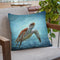 Sea Turtle Throw Pillow By David Stribbling