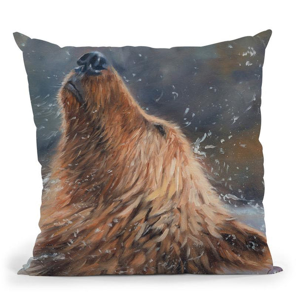 Shake It Throw Pillow By David Stribbling