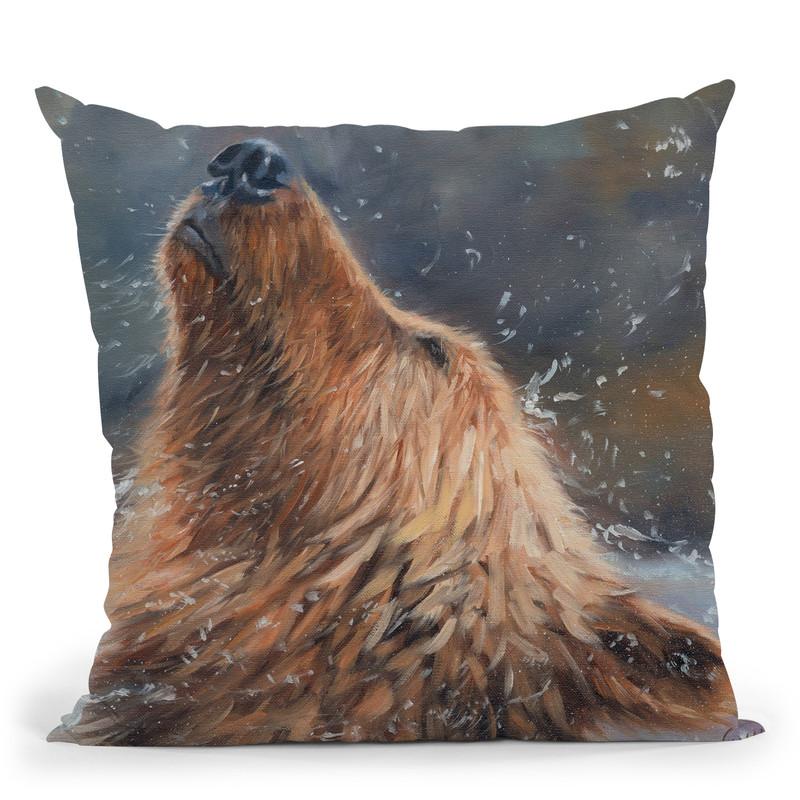 Shake It Throw Pillow By David Stribbling