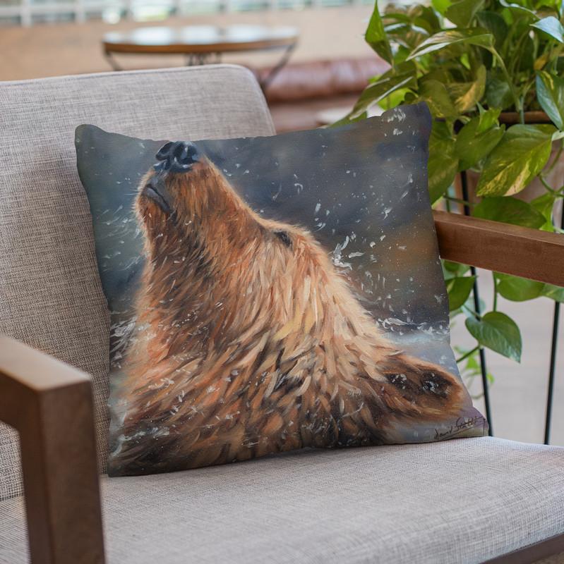 Shake It Throw Pillow By David Stribbling