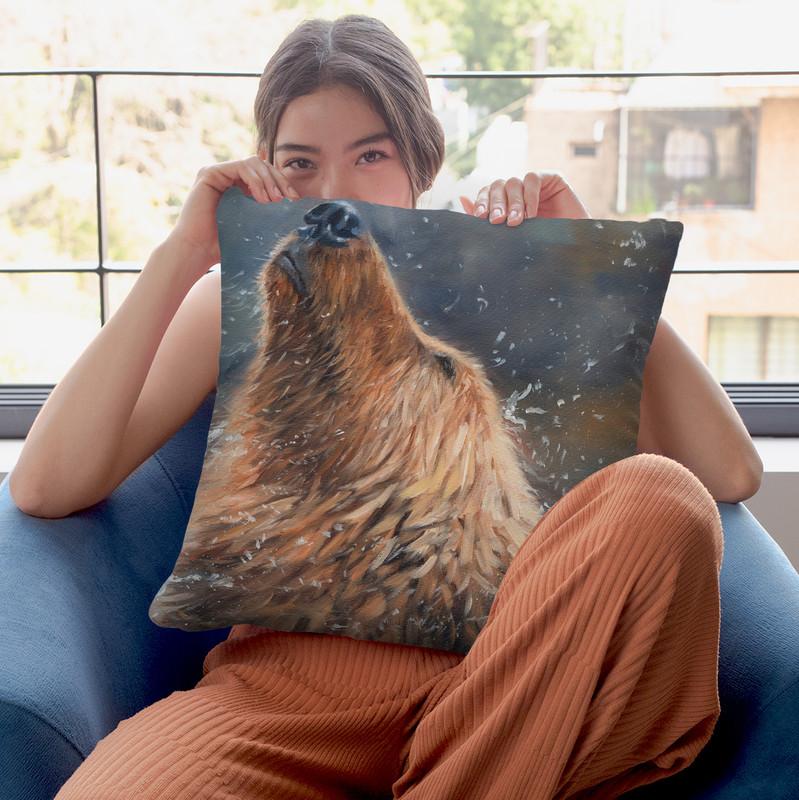 Shake It Throw Pillow By David Stribbling