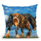 Shire Horse End Of The Day Throw Pillow By David Stribbling