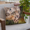 Snow Leopard Iv Throw Pillow By David Stribbling