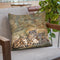 Snow Leopards I Throw Pillow By David Stribbling