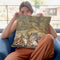 Snow Leopards I Throw Pillow By David Stribbling