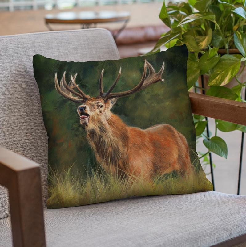 Stasg Throw Pillow By David Stribbling