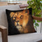 Study Of A Lioness Throw Pillow By David Stribbling