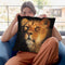 Study Of A Lioness Throw Pillow By David Stribbling