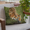 Tiger At Waters Edge Throw Pillow By David Stribbling