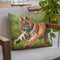 Tiger Cub Running Throw Pillow By David Stribbling