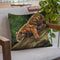 Tiger In Tree Throw Pillow By David Stribbling