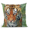 Tiger Iv Throw Pillow By David Stribbling