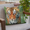 Tiger Iv Throw Pillow By David Stribbling