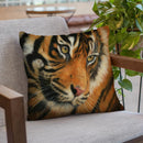 Tiger Portrait Ii Throw Pillow By David Stribbling