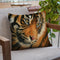 Tiger Portrait Ii Throw Pillow By David Stribbling