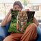 Tiger Prowl Throw Pillow By David Stribbling