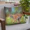 Tiger Running Throw Pillow By David Stribbling