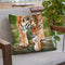 Tiger Stream Throw Pillow By David Stribbling