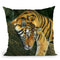 Tiger Tree Branch Throw Pillow By David Stribbling