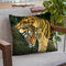 Tiger Tree Branch Throw Pillow By David Stribbling