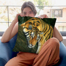Tiger Tree Branch Throw Pillow By David Stribbling