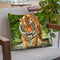 Tiger V Throw Pillow By David Stribbling