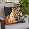 Tiger Viiii Throw Pillow By David Stribbling