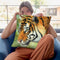Tiger Vii Throw Pillow By David Stribbling