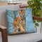 Tiger Dart Throw Pillow By David Stribbling