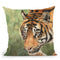 Tiger Hunt Throw Pillow By David Stribbling