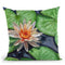 Water Lily Throw Pillow By David Stribbling