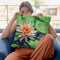 Water Lily Throw Pillow By David Stribbling
