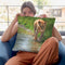 Water'S Edge Lioness Throw Pillow By David Stribbling
