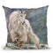 Wild Mountain Goat Throw Pillow By David Stribbling