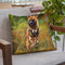 Wild Dog Throw Pillow By David Stribbling