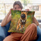 Wild Dog Throw Pillow By David Stribbling
