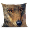 Wolf Portrait Throw Pillow By David Stribbling