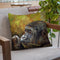 Young Lowland Gorilla - Copy Throw Pillow By David Stribbling