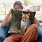 Young Redfox Throw Pillow By David Stribbling