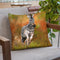 Zebra Running Throw Pillow By David Stribbling