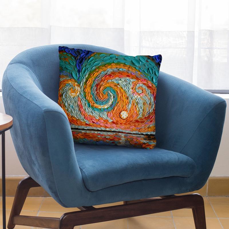 Bathsheba'S Sky Throw Pillow By Dena Tollefson