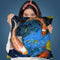Koi Pond Throw Pillow By Dena Tollefson