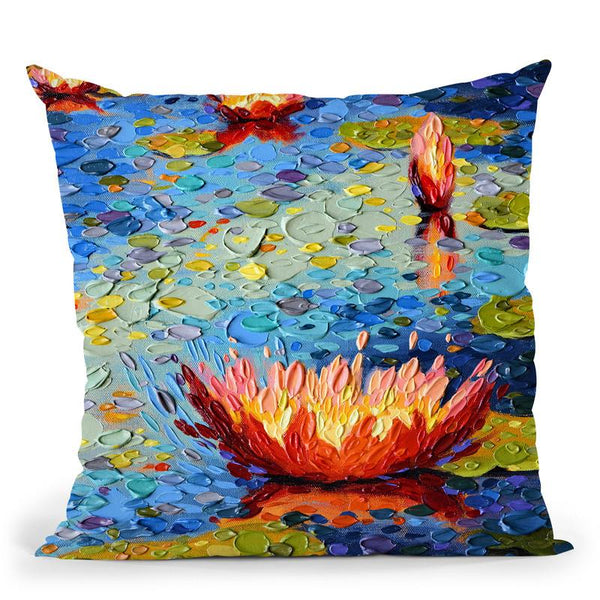 Lily Splendor Throw Pillow By Dena Tollefson