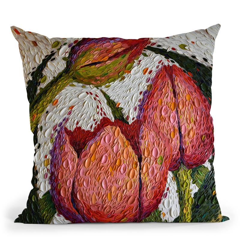 Peaceful Garden Throw Pillow By Dena Tollefson
