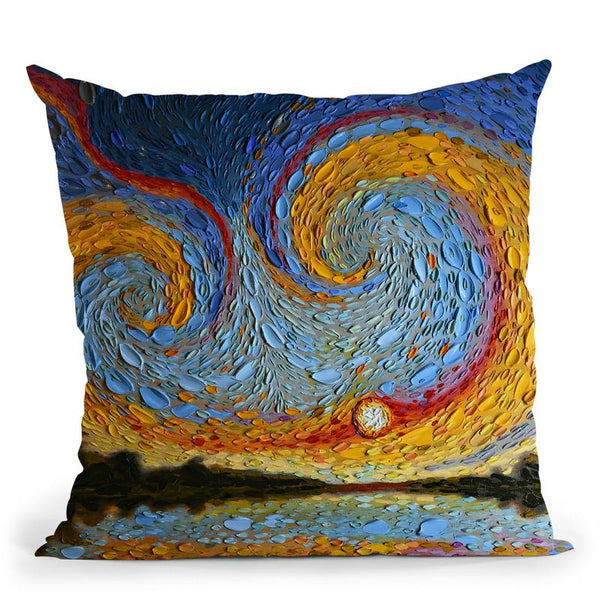 Potifar'S Sky Throw Pillow By Dena Tollefson