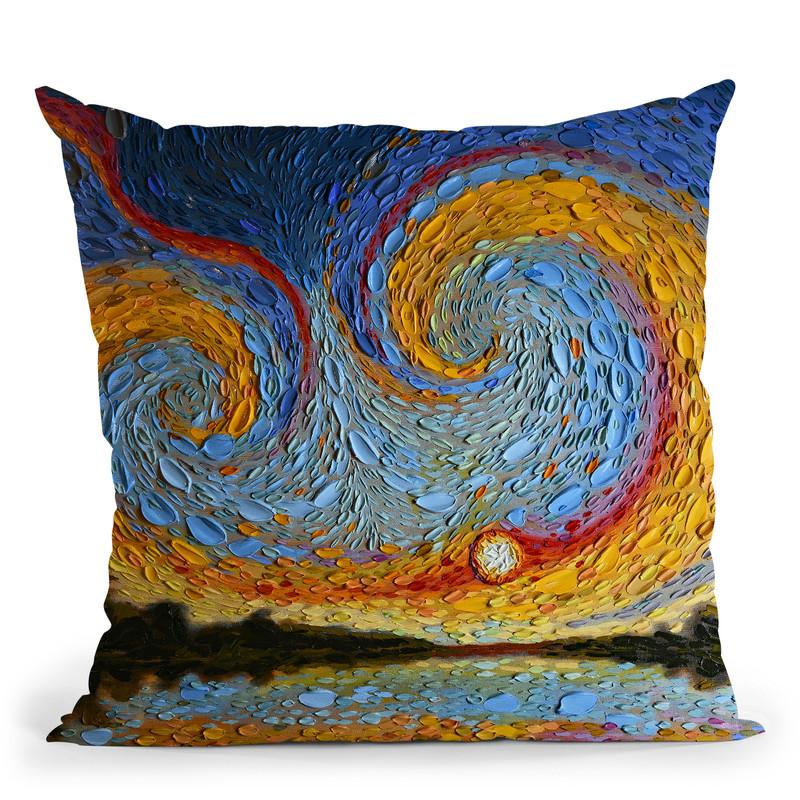Potifar'S Sky Throw Pillow By Dena Tollefson