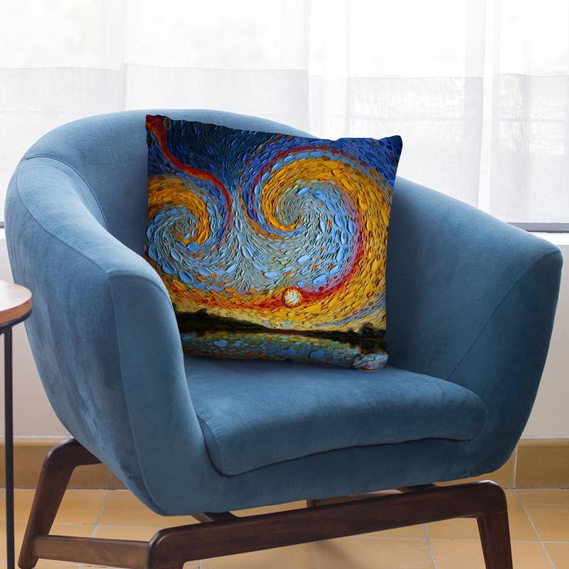 Potifar'S Sky Throw Pillow By Dena Tollefson