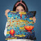Prismacolor Pond Of Joy Throw Pillow By Dena Tollefson